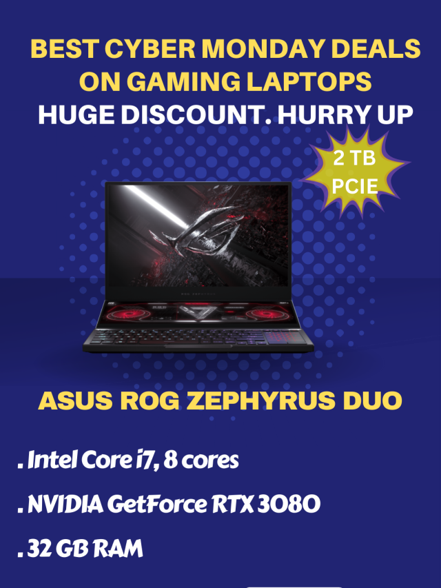 Cyber Monday Deals Gaming Laptops